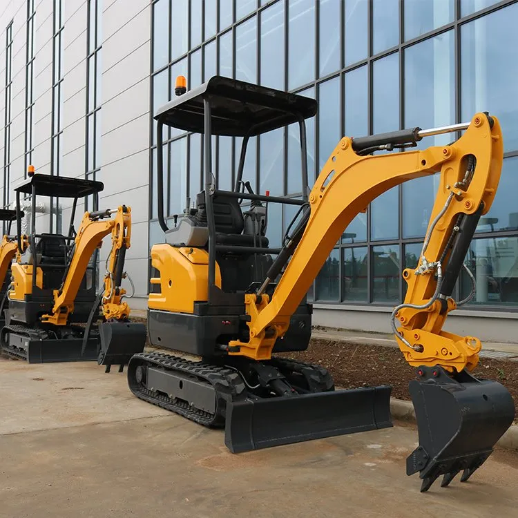 Mini Excavator Fouye Yon Tranch